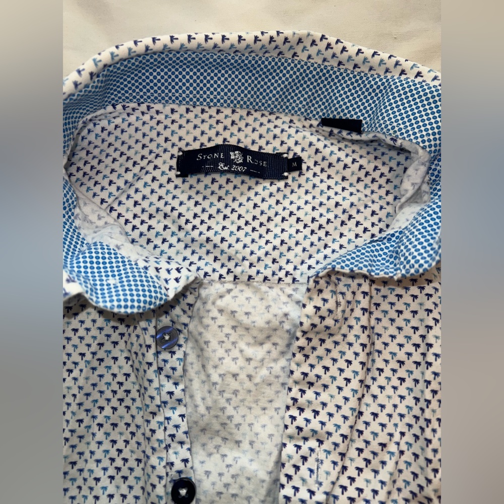 Stone rose men’s button down